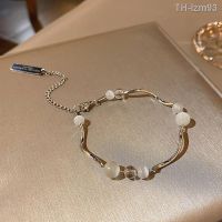 ? เครื่องประดับ Opals irregular geometrical bracelets female south Korean ins contracted temperament string of Mr ACTS the role of fashion