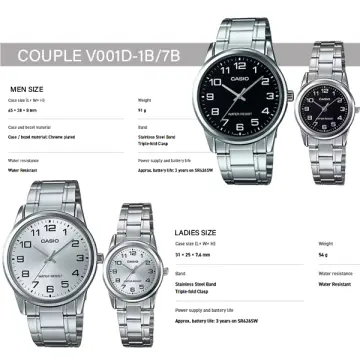 Jam tangan 2024 casio couple original