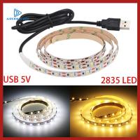 ร้าน JZCKD ไฟสาย LED การตกแต่งบ้าน1ชิ้นสีขาวอบอุ่นสีขาว DC 5V USB โคมไฟแถบ0.5M-5M SMD 2835พื้นหลังทีวี LED