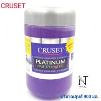 เจลแต่งผม เยล ครูเซ็ท แพลทตินั่ม ชนิดแข็งพิเศษมันวาว ปริมาณ 900 มล./ CRUSET PLATINUM HAIR STYLING GEL 900 ml.