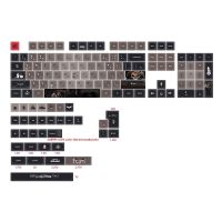 137คีย์ธีมฮาโลวีนกุญแจหมวก XDA Keycaps สำหรับ Gk61/64/68/75/84/980 /Gmmk PRO หมวกคีย์บอร์ดแบบกลไก Gmk 7U Spacebar แยก