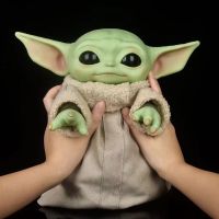 Yoda Baby 11นิ้วผ้าพลัฌ,ตุ๊กตาหนานุ่มของตกแต่งตุ๊กตาของขวัญจาก Mandalorian