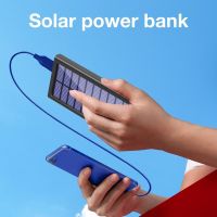 Solar Power Bank Portable Charger Power Bank Built-in Bright Flashlight Charging Bank With 20000mAh Large Capacity Battery ( HOT SELL) Coin Center