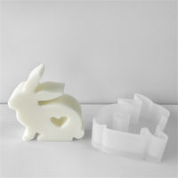 DIY Scented Candle Decorations Aromatherapy Gifts Craft Decor Plaster Mold Silicone Rabbit