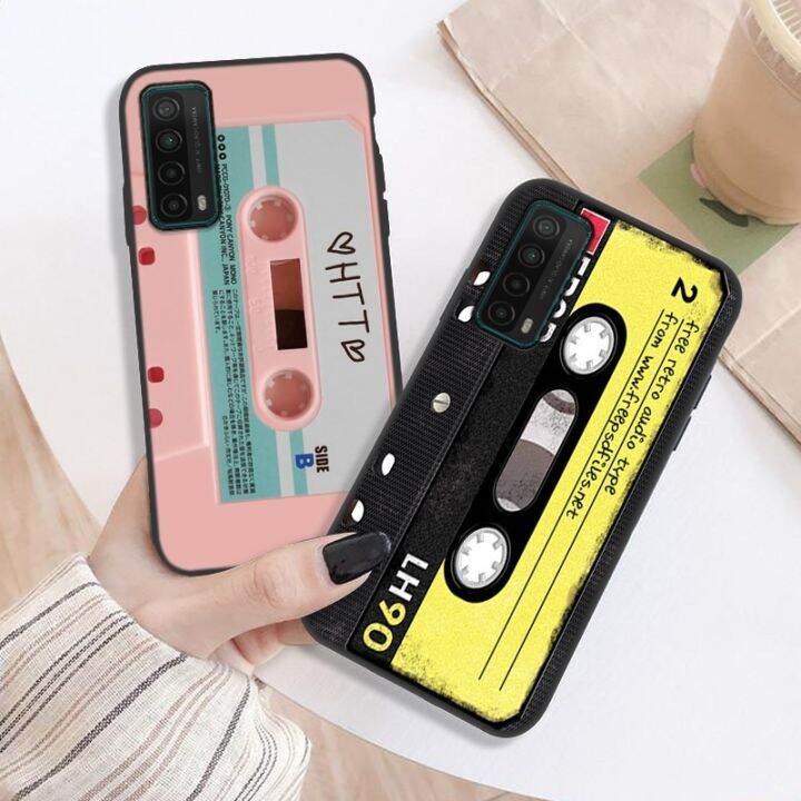 enjoy-electronic-for-huawei-p30-lite-case-soft-back-cover-for-huawei-p30lite-p40-lite-p20-pro-p10-plus-p50-p8-p9-retro-cassette-tape-phone-cases