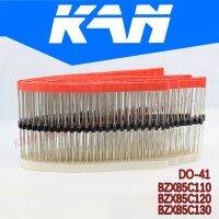 50PCS BZX85C110 BZX85C120 BZX85C130 BZX85C140 BZX85C150 BZX85C160 BZX85C180 BZX85C200 DO-41 ไดโอดซีเนอร์แทรกโดยตรง