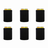 MUXI 6Pcs Beer Can Cooler/ Sleeves Soft Insulated Reusable Holder Water Soda Bottle