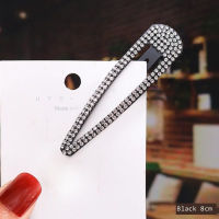 Crystal Rhinestone Cheveux Geometry Drip Metal Hairpin Hair Clips