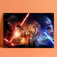 Ready Stock Star Wars9527 Movie Poster Tin Painting Tin Sign Metal Sign Vintage Metal Poster Home Wall Decoration - Z149 Size: 20cm X 30cm（Contact the seller, free customization）