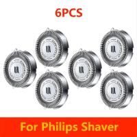 【DT】 hot  6Pcs SH30/50/52 Shaver Replacement Heads for Philips Electric Shaver Series 1000  2000  3000  5000 Blade Head