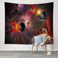 Galaxy Universe Space Tapestry Colorful Wall Hanging Hippie Retro Home Decor Yoga Beach Mat Witchcraft Wall Cloth Tapestries