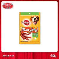 [12 PCS][MANOON] PEDIGREE Meat Jerky Stix Bacon เพดดิกรี มีทเจอร์กี้ สติ๊ก รสเบคอน 60 กรัม