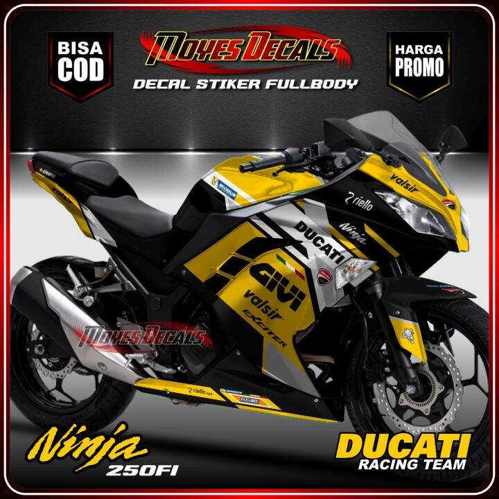 BISA COD / BAYAR DI TEMPAT. Decal stiker full body NINJA 250 Fi