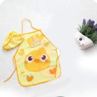 【ราคาถูกสุด】 【Biggest Discount Kids Painting Apron + High Quality】 ภาพวาดน่ารักผ้ากันเปื้อนแขนกุดชุดเอี๊ยมเด็กทารกพร้อมคู่สำหรับเด็ก