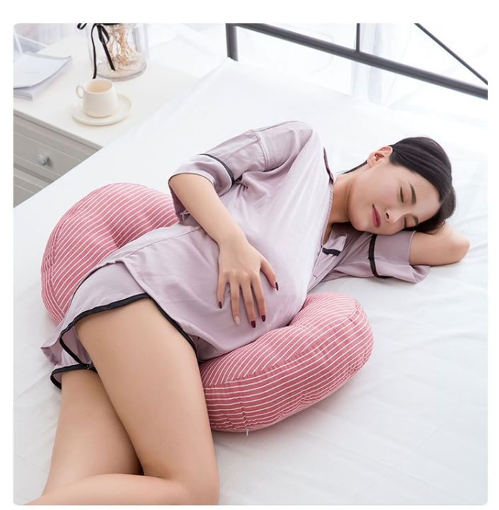 หมอนรองนอนสำหรับหญิงตั้งครรภ์ร่างกายผ้าฝ้าย100-ลายสก๊อตพิมพ์รูปตัว-h-หมอนสำหรับคุณแม่เพิ่งคลอดนอนตะแคงตั้งครรภ์