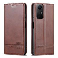 Untuk Xiaomi Redmi Nota 12S เช็ก Kes Flip Kulit Efon Buku Penutup Kad untuk Redmi Nota 12S Coque Fundas