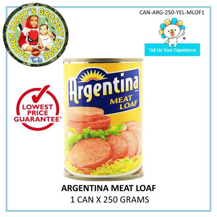 Argentina Meat Loaf 250 grams x 1 can (Yellow) Food Essentials Canned