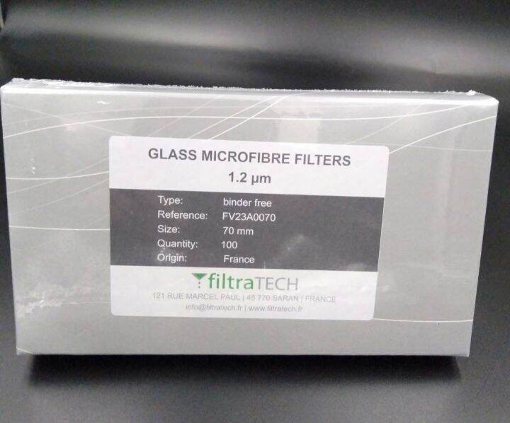 Glass Microfiber filter Without binder (Suspended Solid Analysis) FV23