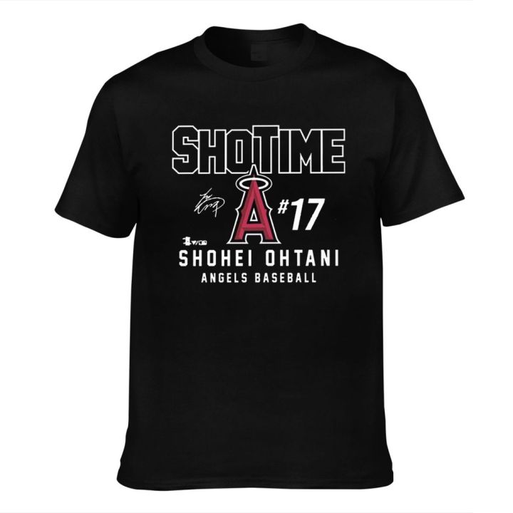 Los Angeles Shohei Ohtani ShoTime 17 Jersey Tee T Shirt Men Size S