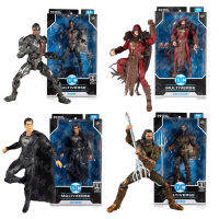 McFarlane ของเล่นซูเปอร์แมนยุติธรรมลีกสีดำกษัตริย์ Shazam Cyborg 18เซนติเมตรรูปการกระทำตุ๊กตาของเล่นเด็กรุ่นโรงรถชุด