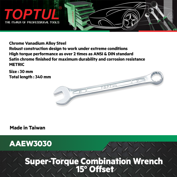 Toptul SuperTorque Combination Wrench 15° Offset Lazada PH