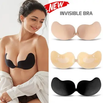 Self Adhesive Strapless Backless BRA Push Up Stick On Silicone Invisible Bra  Pad