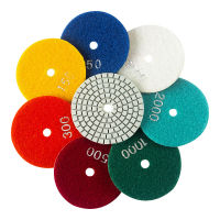 【cw】34568 Inch 80MM-200MM Diamond Wet Polishing Pad For Sanding Stone Marble Granite Countertop Polishing Asive Tools 10 Pcs ！