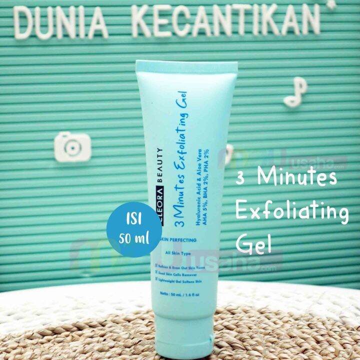 Cleora Beauty 3 Minutes Exfoliating Gel Masker Wajah Eksfoliasi Cleora Lazada Indonesia
