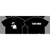 มีสินค้า เสื้อเด็กหญิง Uu street TEAM WANG GOT7 T-Shirt JACKSONWANG Black White Pure Cottonเสื้อยืด