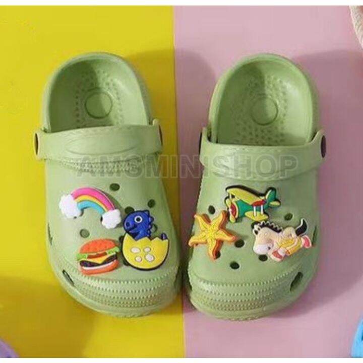 Ams new 01 yo cute and soft crocs style sandals for kids unisex