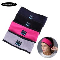 【cw】 Aitonoble Bluetooth Music Headband RunningDry Sweat Absorbing Headband KnitedHeadwear Headphone Speaker 【hot】