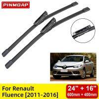 ใบปัดน้ำฝนด้านหน้าสำหรับ Renault Fluence 2011-2016กระจกหน้าต่าง24 "16" 2011 2012 2013 2014 2015 2016