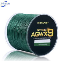 KI Angryfish Agwx9 500เมตร Senar Pancing Pe แข็งแรงทนทานต่อการฉีกขาดอุปกรณ์เชือกถักตกปลา