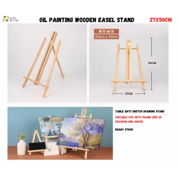 10pcs Solid Wood Folding Mini Desk Small Easel, Wooden Tabletop Display  Stand, Sketch Small Oil Painting Stand