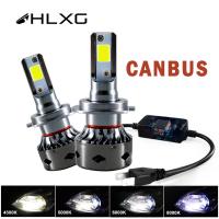 HLXG CANBUS h7 led Mini H4 12V lampada 9005 HB3 9006 HB4 lamp 12000LM Light Car Headlight H11 H1 H8 H9 6000K Bulb Bulbs  LEDs  HIDs