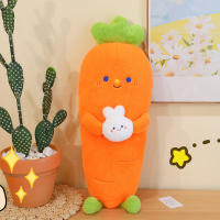 Simulation Carrot Stuffed Doll Plush Toy Lovely Soft Plushies Pillow Cushion Plush Doll for Kids Birthday Childrens Day Gifts