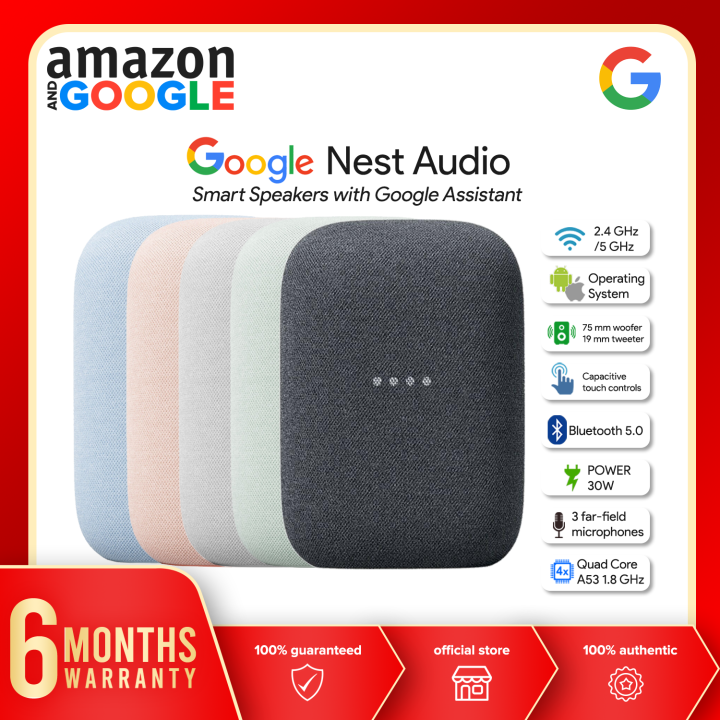 Google Nest Audio Smart Speakers with Google Assistant Lazada PH