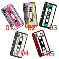 DB-241 Cassette Tape Black ซิลิโคน เคสโทรศัพท์ ปก หรับ Xiaomi Redmi Note 9C 8T 10A 8A 9T 7 6A 9A 9S 6 7A 8 9 Power Pro NFC Prime