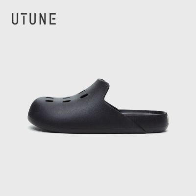 【CC】♦ஐ  UTUNE Mules Shoes Men Couples Outdoor Slippers Indoor Sandals Slides EVA Soft Non-slip