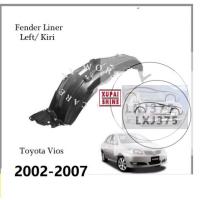 Xps ด้านหน้า Driver Fender Liner แผงด้านในพลาสติก Guard Shield สำหรับ TOYOTA VIOS Ncp42 2001 2002 2003 2004 2005 2006 2007