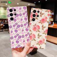 Ins ดอกไม้พังดอกเดซี่เคสครอบโทรศัพท์สายคล้องสำหรับ Samsung Galaxy S23 S20 S21 S22 FE Plus A52 A22มาก A32 A12 5G A33