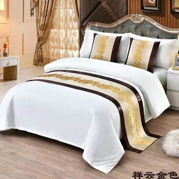Bed runners Queen Twin Extra Long bed runners for hotel decoration bed