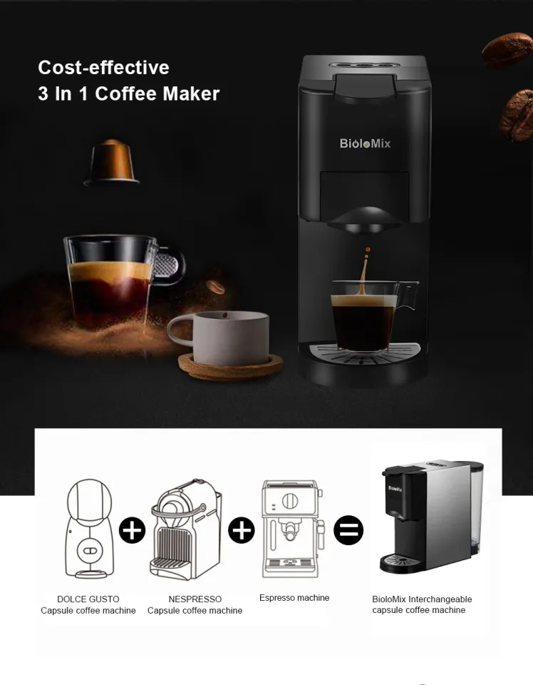 3 in 1 coffee maker and espresso machine