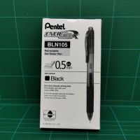 ปากกาหมึกเจล Pentel EnergelX BLN105 ขนาดหัว 0.5มม. หมึกสีดำ