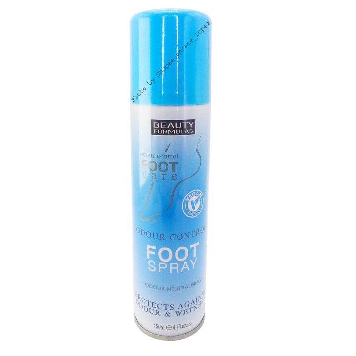 Odour Control Foot Spray by Beauty Formulas 150ml 4.9oz♟ Lazada PH