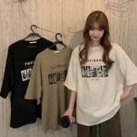 Kong Short-sleeved T-shirt Female 2021 New Loose Womens Korean Ins Hip-hop Tee Couple Top