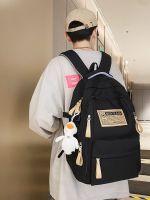 ❣□❃ Large-capacity schoolbag female college students boys high school junior high school students middle school students girls backpack backpack 2023 new