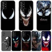 ﹊♝♘ Marvel komiks Venom obudowa telefonu kadłub do Samsung Galaxy A70 A50 A51 A71 A52 A40 A30 A31 A90 A20E 5G a20s czarny powłoki sztuki komórki Cov