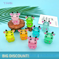 ?【Lowest price】TANG 2pcs Luminous Miniature เรซิ่นเครื่องประดับน่ารักเครื่องประดับวัวเครื่องประดับตกแต่ง