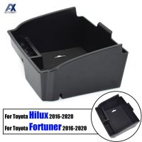 Center Console Organizer Tray Armrest Storage Box Pallet Bin Case Holder For Toyota Hilux Fortuner 2016 2017 2018 2019 2020 2022